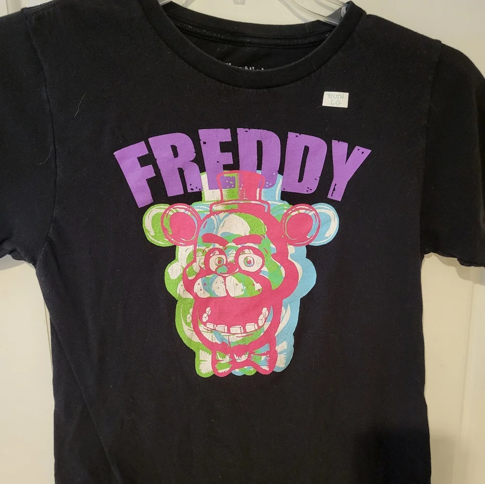 Five Nights At Freddy's Youth Large T Shirt Awesome Graphics